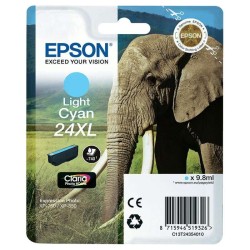 Epson T2435 (24XL) Ciano Light Tinteiro Original - C13T24354012