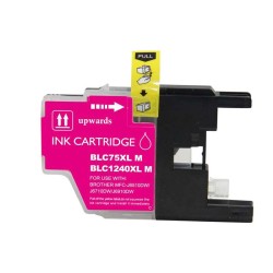 Brother LC1240XL/LC1220XL/LC1280XL Magenta Tinteiro Compatível - Substitui LC1240M/LC1220M/LC1280XLM