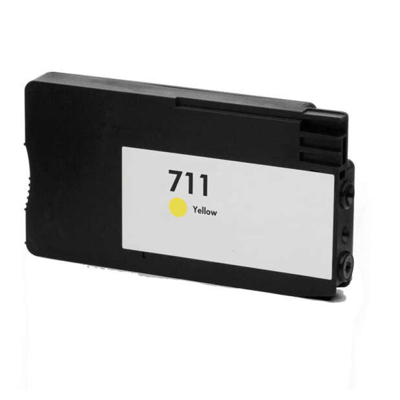 Compatível HP 711 Amarelo Tinteiro - Substitui CZ132A
