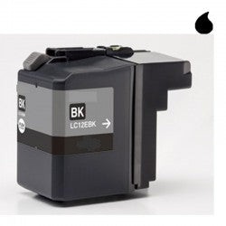 Brother LC12E Preto Tinteiro Compatível - Substitui LC12EBK