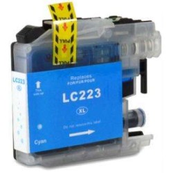 Brother LC223/LC221 Cyan Tinteiro Compatível - Substitui LC223C/LC221C
