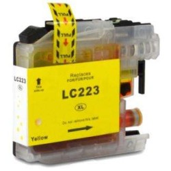 Brother LC223/LC221 Amarelo Tinteiro Compatível - Substitui LC223Y/LC221Y