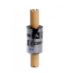 Zebra 2300 Wax Pack de 12 Fitas de Transferência Térmica Original de Cera - Largura 33mm, Comprimento 74m