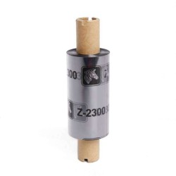 Zebra ZipShip 2300 Pack de 12 Fitas de Transferência Térmica Original - Fitas de Cera - Núcleo 12.7mm, Largura 64mm, Comprimento