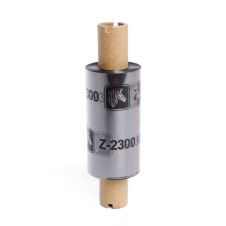 Zebra ZipShip 2300 Pack de 12 Fitas de Transferência Térmica Original - Fitas de Cera - Núcleo 12.7mm, Largura 64mm, Comprimento