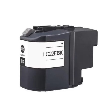 Brother LC22E Preto Tinteiro Compatível - Substitui LC22EBK