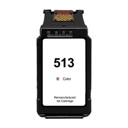 Canon CL513/CL511 Cor Tinteiro Remanufacturado - Muestra Nivel de Tinta - Substitui 2971B001/2972B001