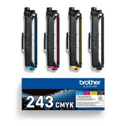 Brother TN243 Pack de 4 Cartuchos de Toner Originais - TN243CMYK