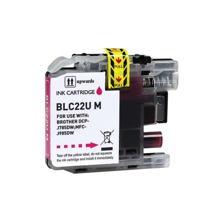 Brother LC22U Magenta Tinteiro Compatível - Substitui LC22UMBP