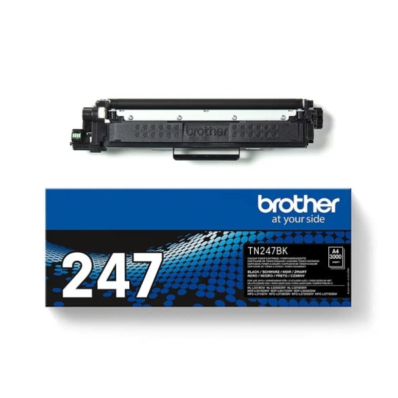 Brother TN247 Preto Cartucho de Toner Original - TN247BK