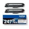 Brother TN247 Preto Pack de 2 Cartuchos de Toner Originais - TN247BKTWIN