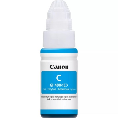 Canon GI490 Cyan Garrafa de Tinta Original - GI490C/0664C001