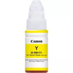 Canon GI490 Amarelo Garrafa de Tinta Original - GI490Y/0666C001