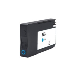 Compatível HP 937e XL Cyan Tinteiro Pigmentada - Substitui 4S6W6NE/4S6W2NE (Chip reforzado contra actualizaciones)