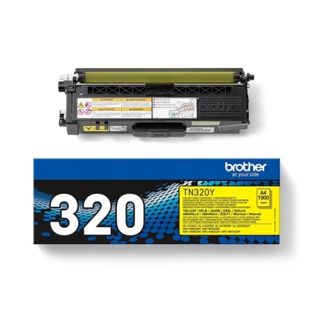 Brother TN320 Amarelo Cartucho de Toner Original - TN320Y