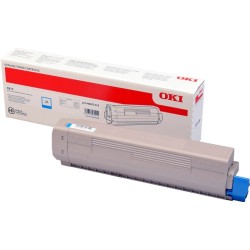 OKI C813 Ciano Cartucho de Toner Original - 46471115
