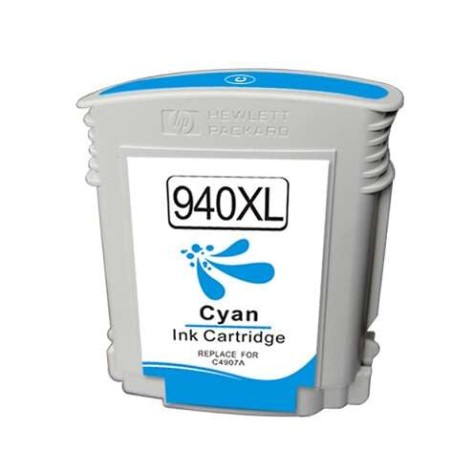 Compatível HP 940XL Cyan Tinteiro - Substitui C4907AE