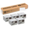 Zebra Pack de 500 Cartões PVC Originais Imprimíveis Brancas - Formato CR-80 86x54mm - 104523-111