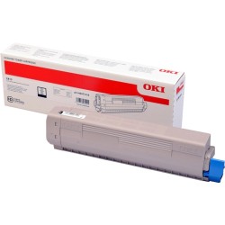 OKI C813 Preto Cartucho de Toner Original - 46471116