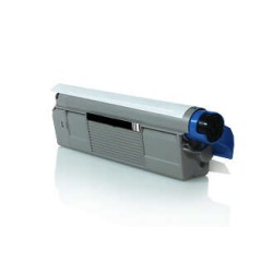 OKI C712 Preto Cartucho de Toner Compatível - Substitui 46507616