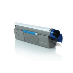 OKI C712 Cyan Cartucho de Toner Compatível - Substitui 46507615