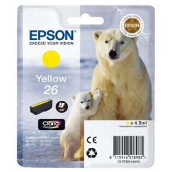 Epson T2614 (26) Amarelo Tinteiro Original - C13T26144012