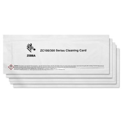 Zebra Pack de 5 Cartões de Limpeza para ZC100 ZC300