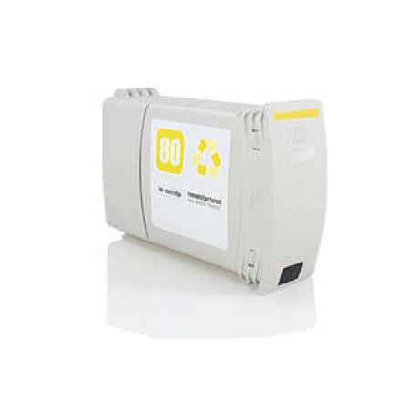 Compatível HP 80 Amarelo Tinteiro - Substitui C4848A