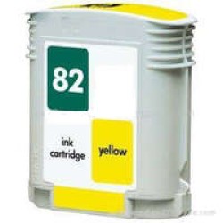 Compatível HP 82 Amarelo Tinteiro - Substitui C4913A