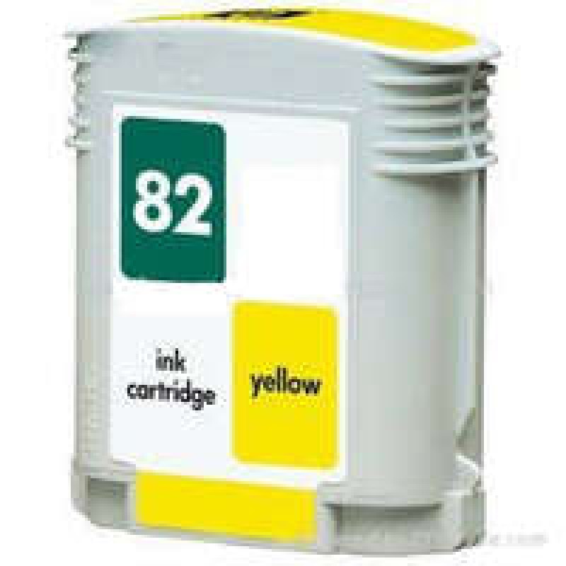 Compatível HP 82 Amarelo Tinteiro - Substitui C4913A