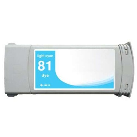 Compatível HP 81 Cyan Light Tinteiro - Substitui C4934A