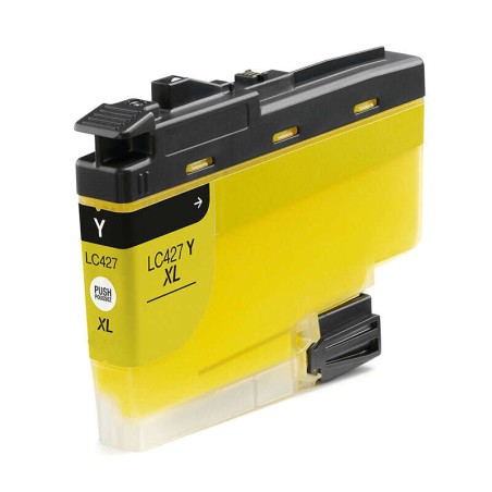 Brother LC427XL Amarelo Tinteiro Pigmentada Compatível - Substitui LC427XLY