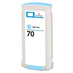 Compatível HP 70 Cyan Light Tinteiro Pigmentada - Substitui C9390A