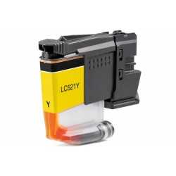 Brother LC521 Amarelo Tinteiro Compatível - Substitui LC521Y