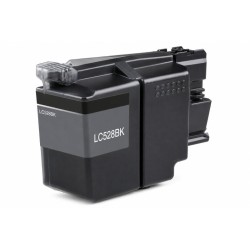 Brother LC528 Preto Tinteiro Pigmentada Compatível - Substitui LC528BK