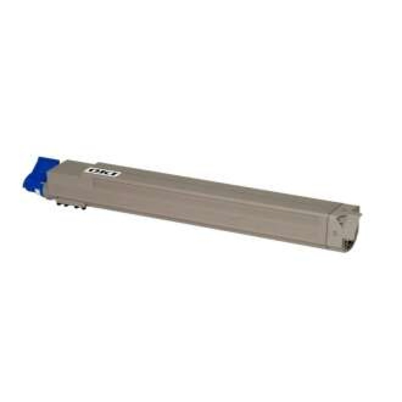 OKI C9655 Cyan Cartucho de Toner Compatível - Substitui 43837131