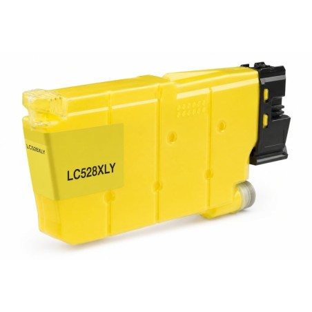 Brother LC528XL Amarelo Tinteiro Pigmentada Compatível - Substitui LC528XLY
