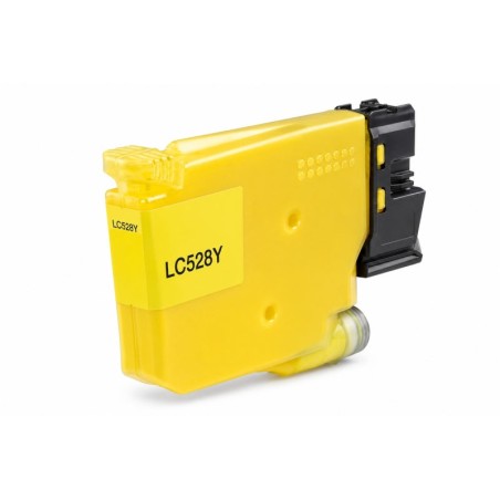 Brother LC528 Amarelo Tinteiro Pigmentada Compatível - Substitui LC528Y
