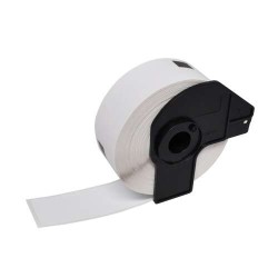 Brother DK11201 - Etiquetas Compatíveis Pré-cortadas de Endereço - 29x90 mm - 400 Unidades - Texto Preto sobre fondo Branco