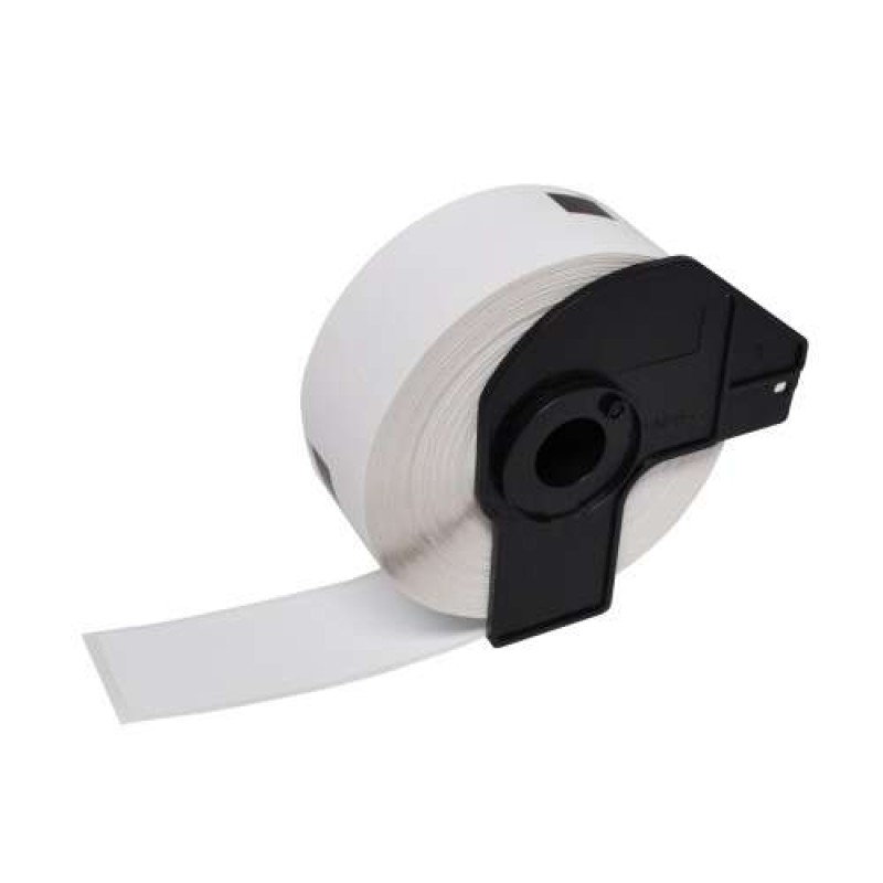 Brother DK11221 - Etiquetas Compatíveis Pré-cortadas Cuadradas - 23x23 mm - 1000 Unidades - Texto Preto sobre fondo Branco