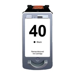 Canon PG40/PG50/PG37 Preto Tinteiro Remanufacturado - Muestra Nivel de Tinta - Substitui 0615B001/0615B042/0616B001/2145B001