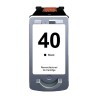 Canon PG40/PG50/PG37 Preto Tinteiro Remanufacturado - Muestra Nivel de Tinta - Substitui 0615B001/0615B042/0616B001/2145B001