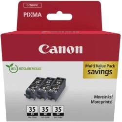 Canon PGI-35BK Multipack de 3 Tinteiros Originais Preto - 1509B028