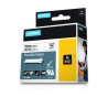 Dymo Rhino ID1-19 Fita de Etiquetas Original para Rotuladora - Texto Preto sobre Fondo Branco - Largura 19mm x 3.5 metros - 1848