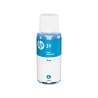 HP 31 Cyan Garrafa de Tinta Original - 1VU26AE