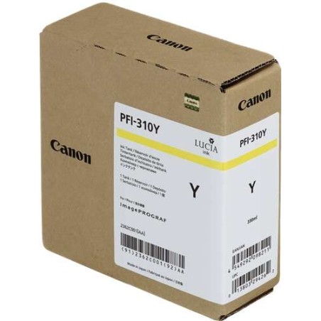 Canon PFI310 Amarelo Tinteiro Original - 2362C001/PFI-310Y