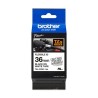 Brother TZeFX261 Fita Laminada Flexible Original de Etiquetas - Texto Preto sobre fondo Branco - Largura 36mm x 8 metros