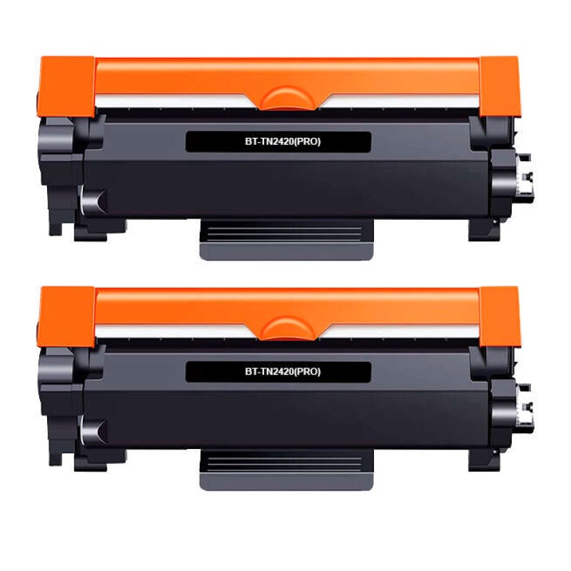 Brother TN2420/TN2410 Preto Pack de 2 Cartuchos de Toner Compatíveis