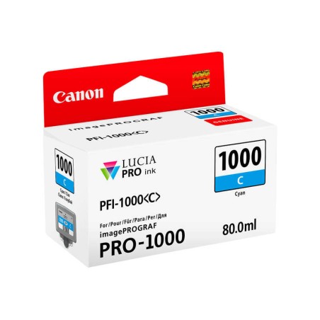 Canon PFI1000 Cyan Tinteiro Original - 0547C001/PFI-1000C