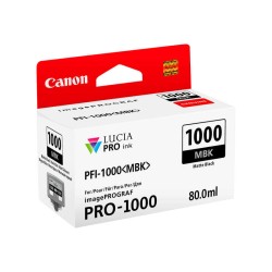 Canon PFI1000 Preto Mate Tinteiro Original - 0545C001/PFI-1000MBK